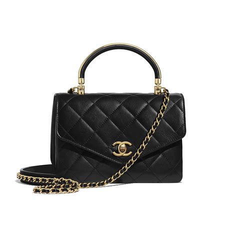 small flap bag with top handle chanel|25cm chanel flap bag.